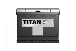 Аккумулятор TITAN STANDART 6CT-55.1 VL